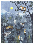 Cats in the forest
