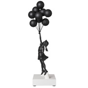 Flying Balloons Girl (Black)